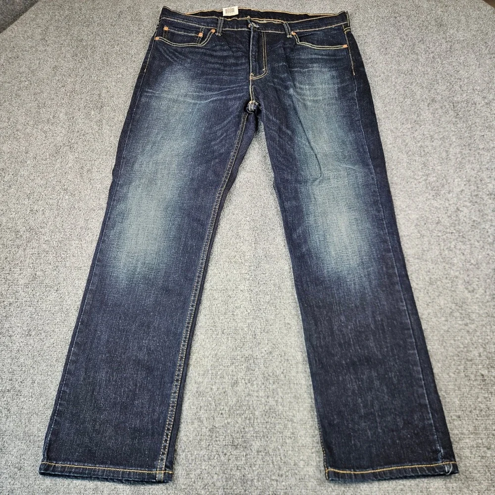 Levis 511 Slim Stretch Dark Wash Indigo Denim Jeans 36x30 045111390 Mens